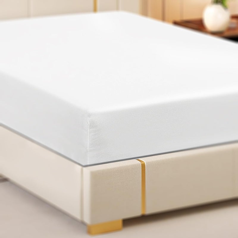 القيلولة زين ملاءة سرير سيستا زين، مصنوعة من القطن المصري 100%، عدد الخيوط 800، مقاس كوين 160×200+30 سم، جيب عميق، ناعمة ومقاومة للبهتان. - Image 3